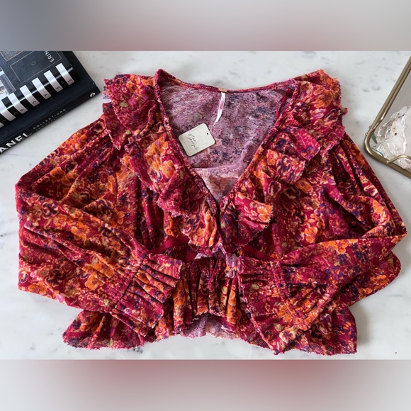 Free People Rudi Ruffle Top - Picture 5 of 5